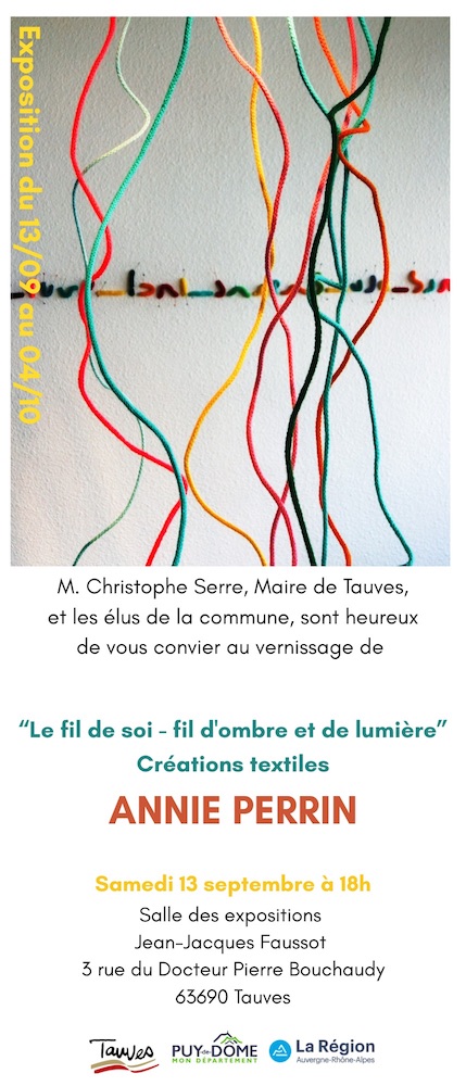 Invitation exposition Tauves 2025